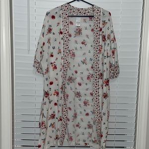 Floral Kimono Short Sleeve